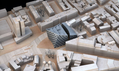 數字棋局 基于參數化軟件設計的扭轉棋盤格酒店建筑